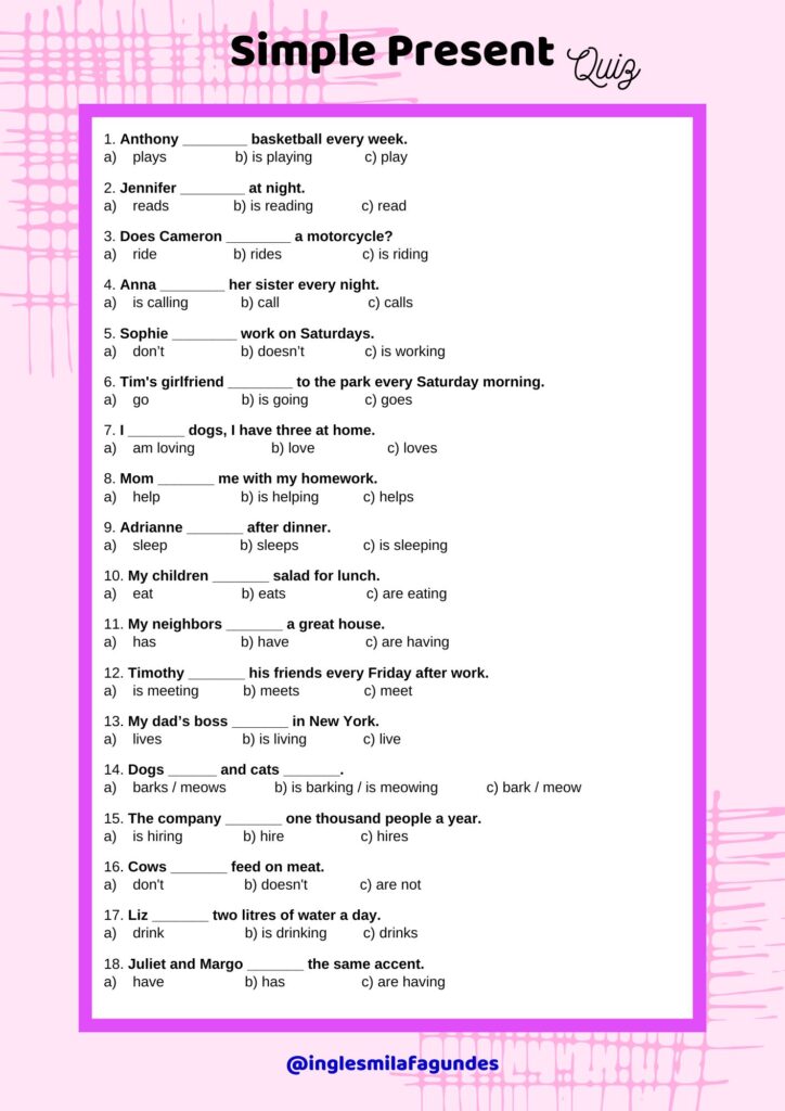 exercicios-simple-present-verbos-pdf