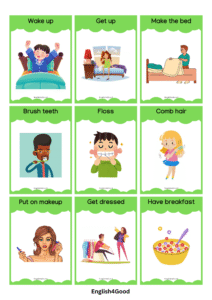 ESL routine cards for teachers